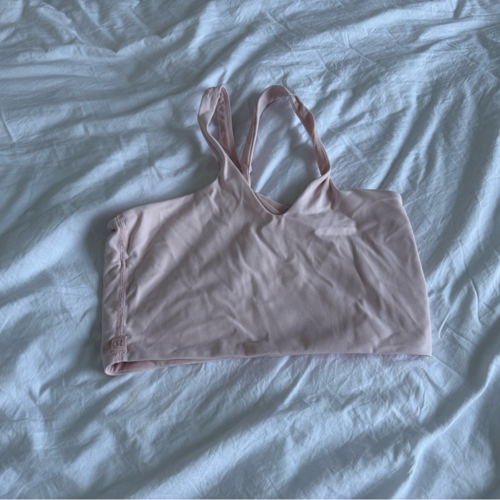 Lululemon Light Pink Sleeveless Crop Top reversible